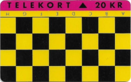 Denmark - Jydsk - Chess Game H - A (Puzzle 2/2) - TDJS012 (Cn. 2004) - 11.1992, 20kr, 7.500ex, Used - Danemark