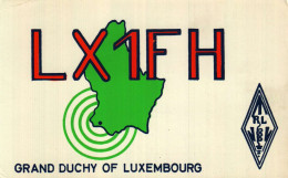 DIFFERDANGE - Carte-Radio-Amateur LX1FH  Henry J.Funck, 28, Rue Bel Air. Differdange - Differdingen