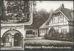Postkarte Waldgaststätte Mönchhof Bei Manebach/Thür.Wald, S/w, 1974, Ungelaufen, I/II - Hotels & Restaurants