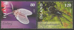 Iceland - Insects, Set Of 2 Stamps, MINT, 2009 - Araignées