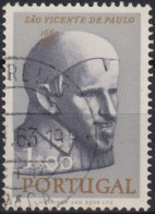 1963 Portugal ° Mi:PT 942, Sn:PT 910, Yt:PT 923, 3rd Centenary Of Death Of Saint Vicent De Paul - Oblitérés