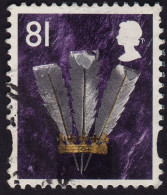 GREAT BRITAIN 2008 Wales & Monmouthshire 81p Feathers Sc#32 - USED @R017 - Galles