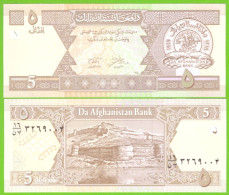 AFGHANISTAN 5 AFGHANIS 2002 P-66  UNC - Afghanistan