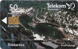 Slovenia - Telekom Slovenije - Lakes - Dvojno Jezero, Gem5 Black, 06.2003, 50Units, 4.977ex, Used - Slovenië