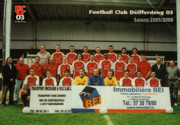 DIFFERDANGE - Football Club Déifferdeng 03 - Équipe Saison 2005/2006 - Differdingen