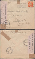 Congo Belge 1945 - Lettre De Bruxelles à Destination Thysville - Congo Belge. Censurée .... (EB) DC-12387 - Usados