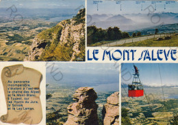 CARTOLINA  LE MONT SALEVE M.1380-AUVERGNE-RHONE-ALPES,HAUTE SAVOIE,FRANCIA-VIAGGIATA 1973 - Rhône-Alpes