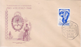 Argentina - 1948 - FDC - V Aniversary Of The 4th July's Revolution - Liniers Philatelic Circle - Caja 30 - FDC