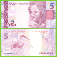 BRAZIL 5 REAIS ND 2010 P-253f UNC - Brasile