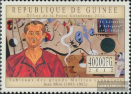 Guinea 9703 (complete. Issue) Unmounted Mint / Never Hinged 2012 Spanish Master (Joan Miró) - Guinée (1958-...)