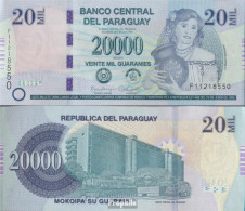 Paraguay Pick-Nr: 238a Bankfrisch 2015 20.000 Guaranies - Paraguay