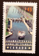 Canada 1998  USED  Sc 1730    45c  Canals, Chambly Canal - Usados
