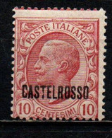 ITALIA - CASTELROSSO - 1922 - LEONI DA 10 CENT. - MNH - Castelrosso