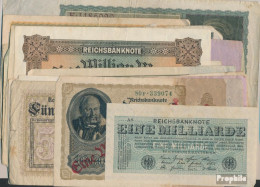 Deutsches Reich Banknoten-40 Verschiedene Banknoten - Collections