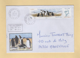 TAAF - Port Aux Francais - 2011 - N°595 - Cartas & Documentos