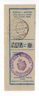 1929. KINGDOM OF SHS,MONTENEGRO,PODGORICA,REPLY PAID COUPON,REGIONAL HOSPITAL SEAL - Brieven En Documenten