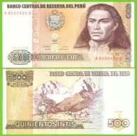 PERU 500 INTIS 1987 P-134b UNC - Perù