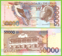 SAO TOME & PRINCIPE 50000 DOBRAS 2013  P-68e UNC - Sao Tome And Principe