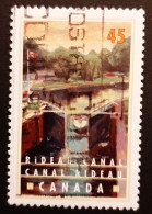 Canada 1998  USED  Sc 1728    45c  Canals, Rideau Canal In Summer - Oblitérés