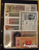 Deutsches Reich Banknoten-35 Verschiedene Banknoten - Verzamelingen