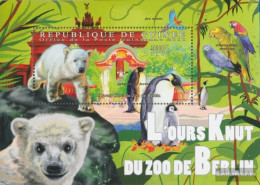 Guinea Miniature Sheet 2012 (complete. Issue) Unmounted Mint / Never Hinged 2011 Bears - Guinée (1958-...)