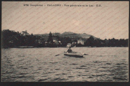 CPA Dauphiné Paladru Vue Générale Et Le Lac  38 Isère - Charavines