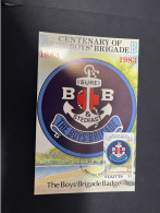 20-1-2024 (1 X 37) 1983 - Centenary Of The Boys Brigade (St Kitts $ 3.00 Maxicard) - Andere & Zonder Classificatie