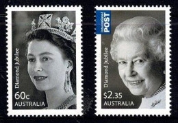 Australia 2012 Diamond Jubilee - Queen Elizabeth  Set Of 2 MNH - Neufs