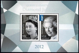 Australia 2012 Diamond Jubilee - Queen Elizabeth  Minisheet MNH - Ongebruikt