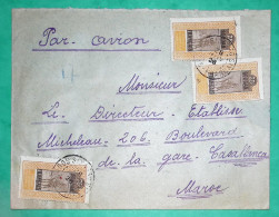 BELLE LETTRE PAR AVION SOUDAN FRANCAIS SIKASSO POUR CASABLANCA MAROC 1926 LETTRE COVER FRANCE - Lettres & Documents