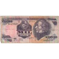 Billet, Uruguay, 1000 Nuevos Pesos, KM:64a, TB+ - Uruguay