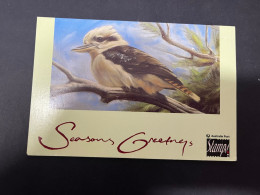 20-1-2024 (1 X 32) (Australia) Season Greetings 1993 (kookaburra Bird) - Postwaardestukken