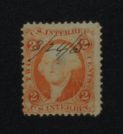 USA 1865, G. Washington, President, Express, Revenue, 2 C, Used - Fiscale Zegels