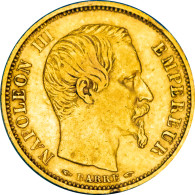 Second Empire - 10 Francs Napoléon III Petit Module 1854 Paris - 10 Francs (or)