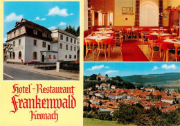 73951475 Kronach_Oberfranken Hotel Restaurant Frankenwald Stadtpanorama - Kronach