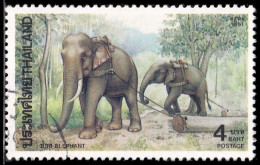 Thailand Stamp 1991 Elephants 4 Baht - Used - Thailand