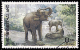 Thailand Stamp 1991 Elephants 8 Baht - Used - Thailand