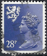 GREAT BRITAIN Scotland 1983 QEII 28p Violet Machin Perf 14 SGS50 Used - Escocia