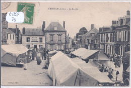 ARROU- LE MARCHE DEVANT LE CAFE DE LA PLACE - Sonstige & Ohne Zuordnung