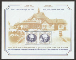 India India - South Africa Joint Issue  2018 Mahatma Gandhi And Nelson Mandela MS Good Condition (pms179) - Unused Stamps