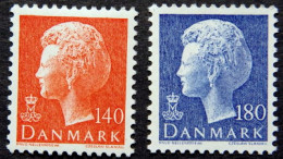 Denmark 1980    Queen Margrethe II  MiNr.702-03 MNH (**) ( Lot  KS 1525 ) - Neufs
