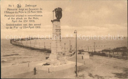 72114609 Zeebrugge West-Vlaanderen Memorial Erected In Remembrance Of The Attack - Zeebrugge