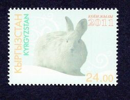 Kyrgyzstan 2011 Fauna. Year Of The Rabbit 1v Perf** - Kyrgyzstan