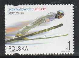 POLOGNE - N°3649 ** (2001) Championnat Du Monde De Saut à Ski - Unused Stamps