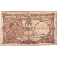 Billet, Belgique, 20 Francs, 1940, 1940, KM:111, AB - 20 Francos