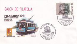 POSTMARKET ESPAÑA  1986  BARCELONA - Tramways