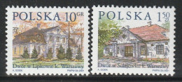 POLOGNE - N°3660/1 ** (2001) Architecture - Unused Stamps