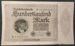 Alemania (Germany) – Billete Banknote De 100.000 Marks – 1923 – Dos Seriales - 100.000 Mark