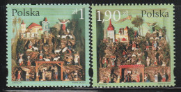 POLOGNE - N°3713/4 ** (2001) Noël - Unused Stamps