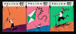 POLOGNE - N°3740/2 ** (2002) Jeux D'enfants - Unused Stamps